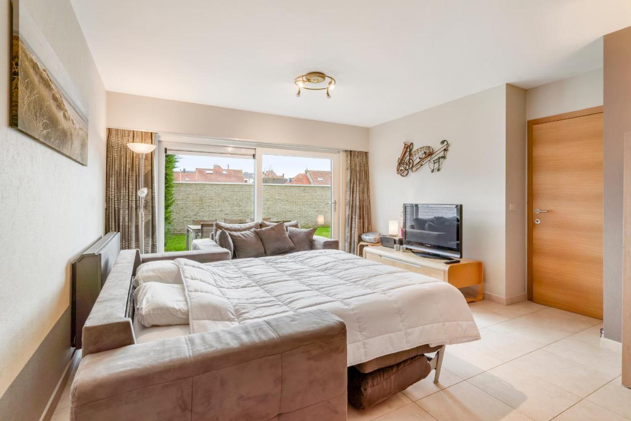 Luxury Apartment With Garden Close To The Beach Oostende Dış mekan fotoğraf