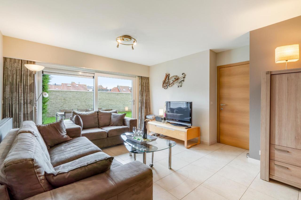 Luxury Apartment With Garden Close To The Beach Oostende Dış mekan fotoğraf